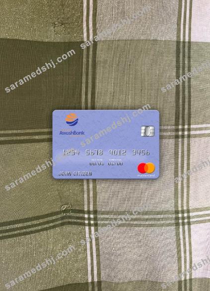 Ethiopia Awash International Bank mastercard photolook front